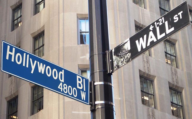 Pole-mounted street signs secured with stainless banding